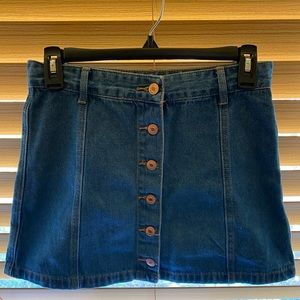Blue Denim Skirt